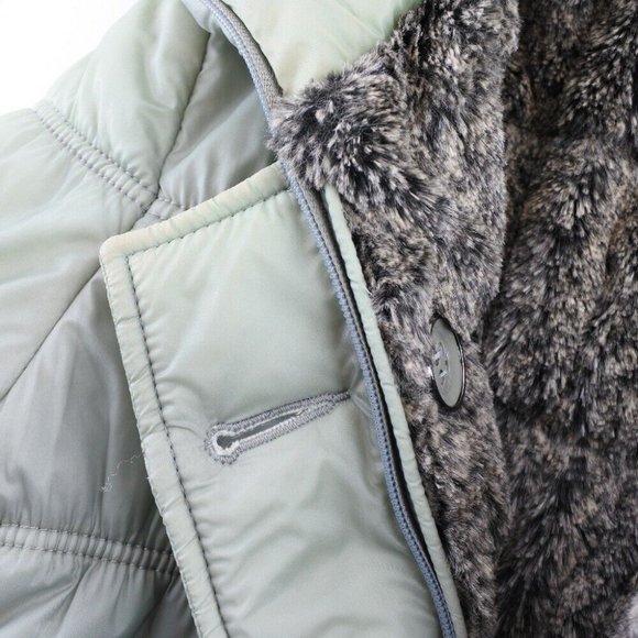 ARMANI WATER REPELLENT Down jacket gray Nylon Women - Picture 8 of 11